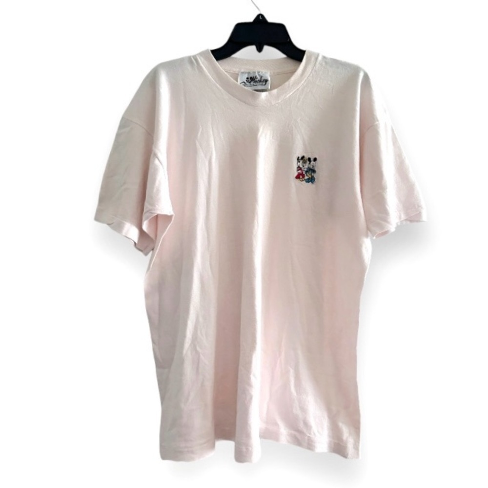 Vintage Mickey by Jerry Leigh Pink T-Shirt Minnie Disney Single Stitch Summer